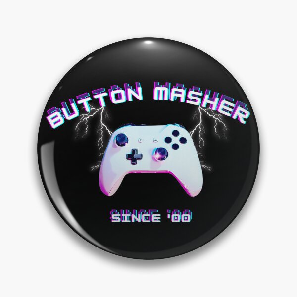 Item preview, Button Masher '00 designed and sold by Witch-n-Warlock.