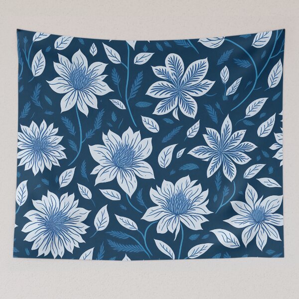 Item preview, Symmetrical White flora designed and sold by IdeallArts.