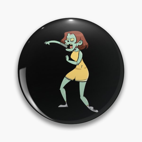Item preview, Angry Female Zombie Cartoon designed and sold by LowCounFossils.