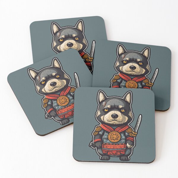 Item preview, Cute Dog Samurai Knight designed and sold by entwithanaxe.
