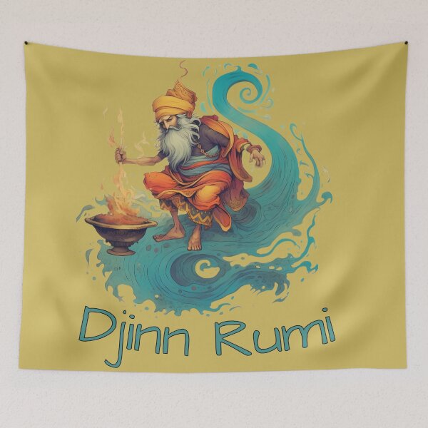 Item preview, Djinn Rumi designed and sold by lunarhalomedia.