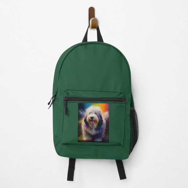 Item preview, Old English Sheepdog Synesthetic Splash Painting Artwork designed and sold by LoveWaffle.