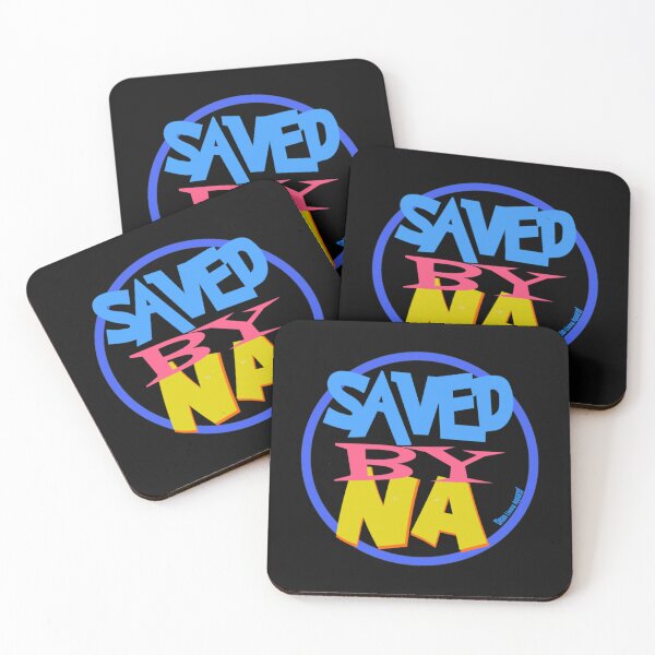Item preview, Narcotics Anonymous Saved By NA 80s 90s Logo Gifts  designed and sold by CounsellorCron.