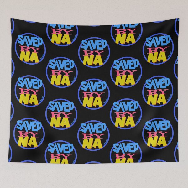 Item preview, Narcotics Anonymous Saved By NA 80s 90s Logo Gifts  designed and sold by CounsellorCron.