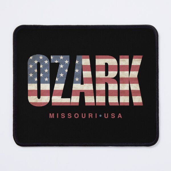 Item preview, Ozark Missouri Vintage American Flag Design designed and sold by Futurebeachbum.