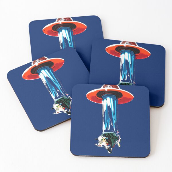 Item preview, Anime Cows in Space Alien Invasion designed and sold by Bloomin'  Arty Families.