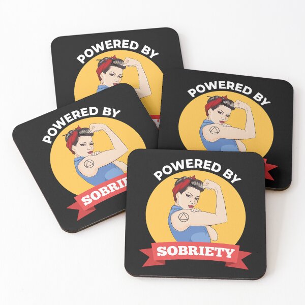 Item preview, AA powered by sobriety designed and sold by CounsellorCron.