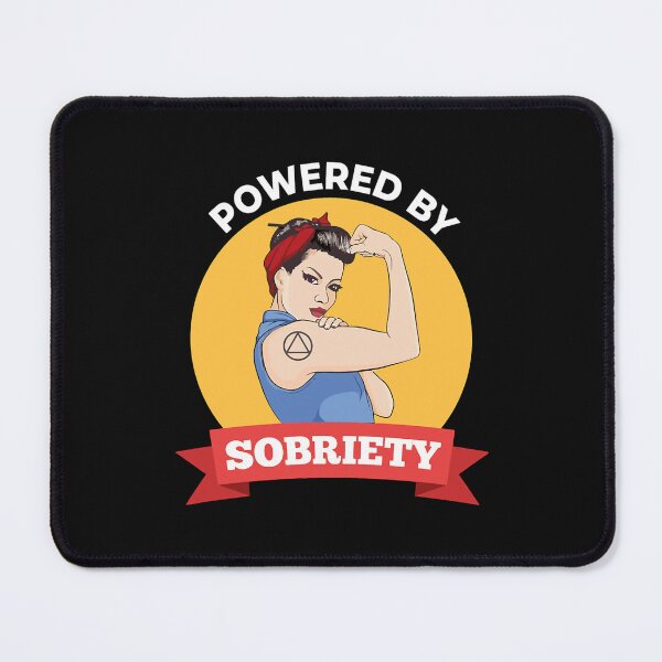 Item preview, AA powered by sobriety designed and sold by CounsellorCron.