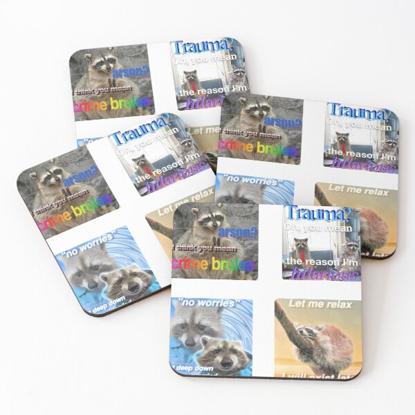 Item preview, Raccoons Be Silly designed and sold by runnergirlie15.