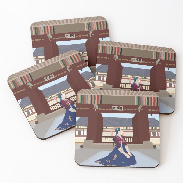 Item preview, Korean Hanbok and Gyeonbokgung Palace designed and sold by lintube.