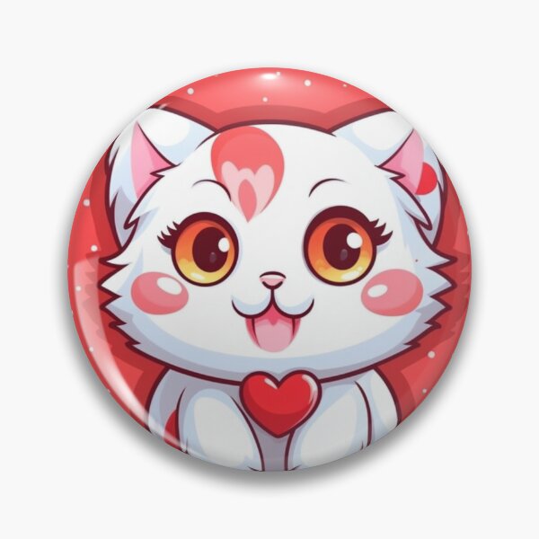 Item preview, Cute Cat Valentines Day Stickers  designed and sold by SuccessSK.