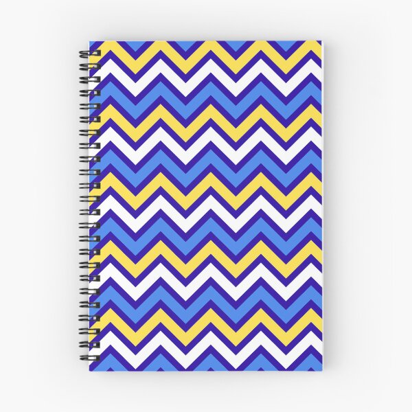 Artikelvorschau, Blau-gelbes Chevron-Muster entworfen und verkauft von Aetherier.