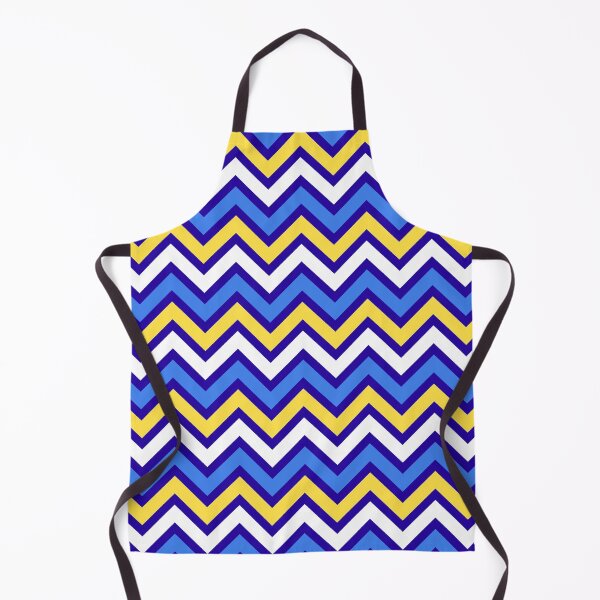 Artikelvorschau, Blau-gelbes Chevron-Muster entworfen und verkauft von Aetherier.