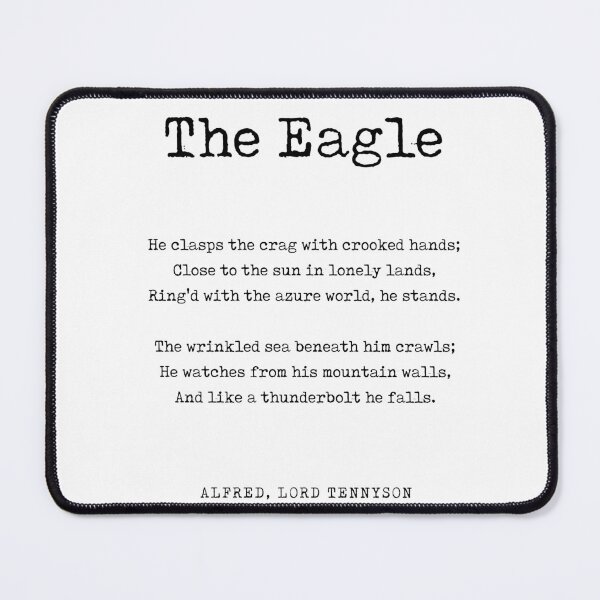 Item preview, The Eagle - Alfred, Lord Tennyson Poem - Literature - Typewriter Print 1 designed and sold by Studio Grafiikka.