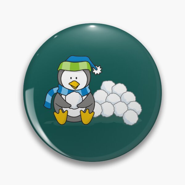 Item preview, Little Penguin Sitting with Snow Balls designed and sold by SantinoWillms.