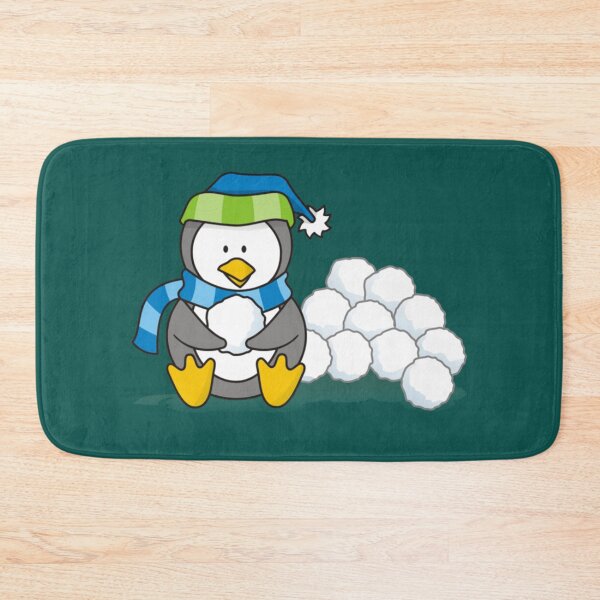 Item preview, Little Penguin Sitting with Snow Balls designed and sold by SantinoWillms.