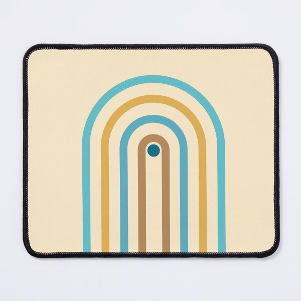 Item preview, Minimal Geometric Arch Diptych 1 - Mid Century Modern - Half Circle Arch - Scandinavian - Coastal designed and sold by Studio Grafiikka.