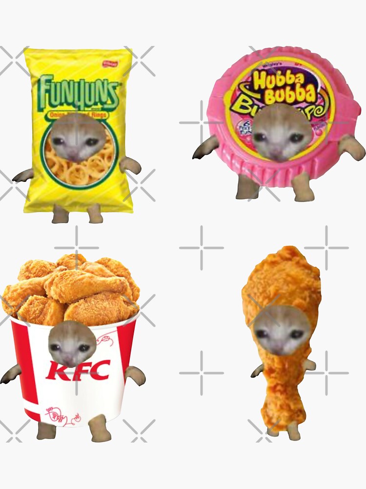 Snack Cat Pack” Sticker for Sale by Ka Bong | Redbubble