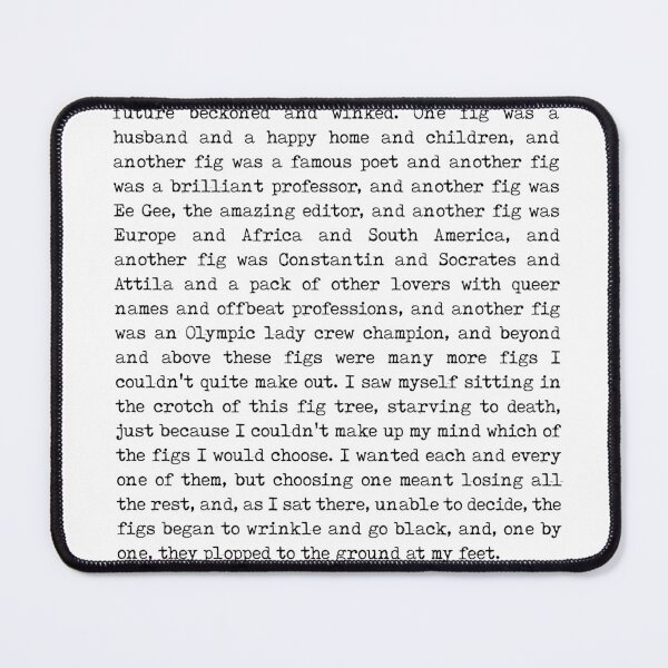 Item preview, The Bell Jar - Sylvia Plath Quote - Literature - Typewriter Print 1 designed and sold by Studio Grafiikka.