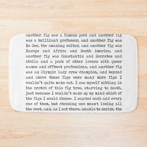 Item preview, The Bell Jar - Sylvia Plath Quote - Literature - Typewriter Print 1 designed and sold by Studio Grafiikka.