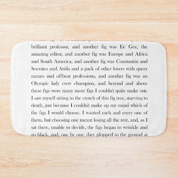 Item preview, The Bell Jar - Sylvia Plath Quote - Literature - Typography Print 1 designed and sold by Studio Grafiikka.