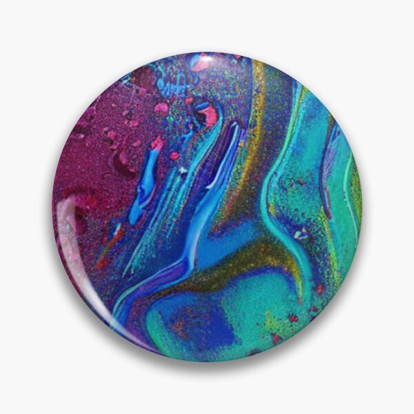 Item preview, Abstract Colorful Liquid Metal  designed and sold by calibrit.