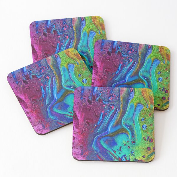 Item preview, Abstract Colorful Liquid Metal  designed and sold by calibrit.