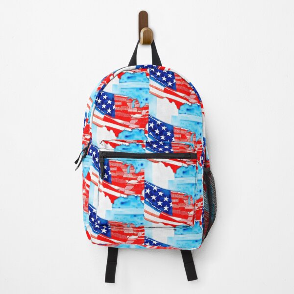 Item preview, Artistic American Flag USA Map designed and sold by Broncory.