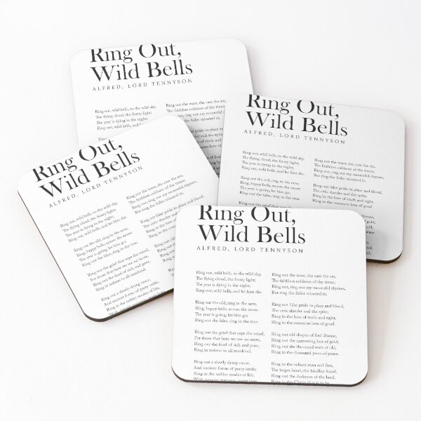 Item preview, Ring Out, Wild Bells - Alfred, Lord Tennyson Poem - Literature - Typography Print 1 designed and sold by Studio Grafiikka.
