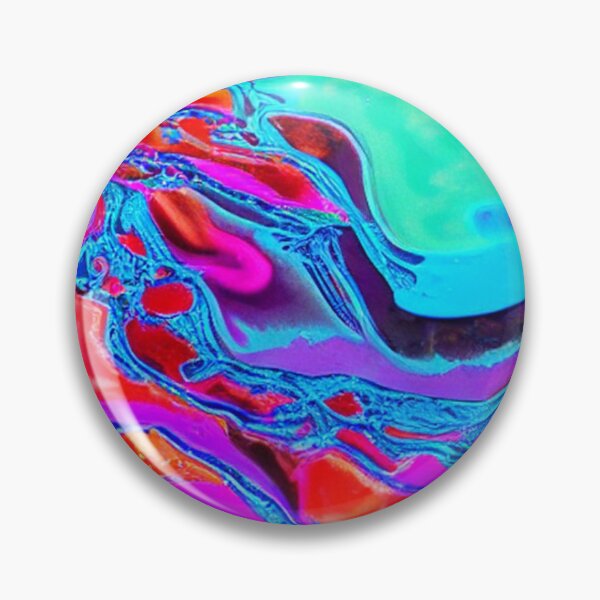 Item preview, Abstract Colorful Liquid Metal  designed and sold by calibrit.