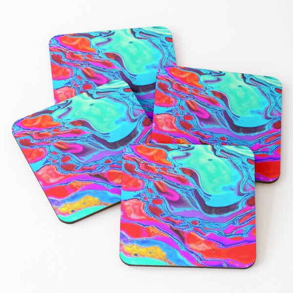 Item preview, Abstract Colorful Liquid Metal  designed and sold by calibrit.