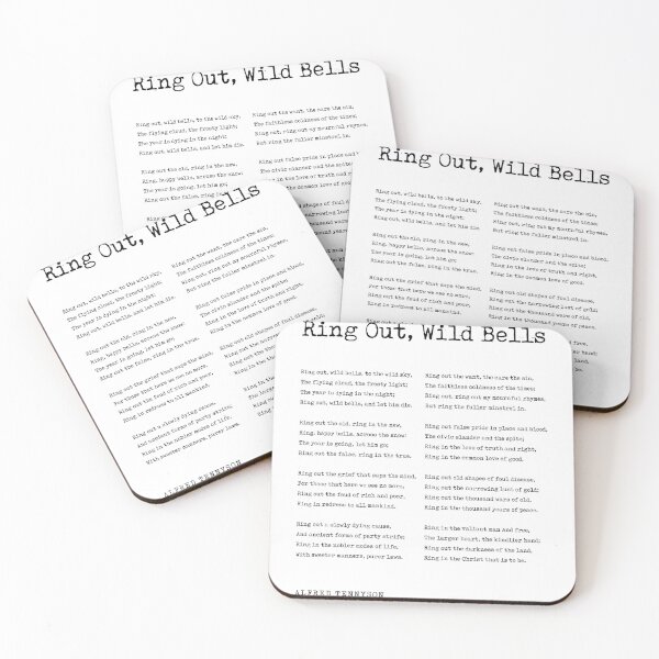 Item preview, Ring Out, Wild Bells - Alfred, Lord Tennyson Poem - Literature - Typewriter Print 1 designed and sold by Studio Grafiikka.