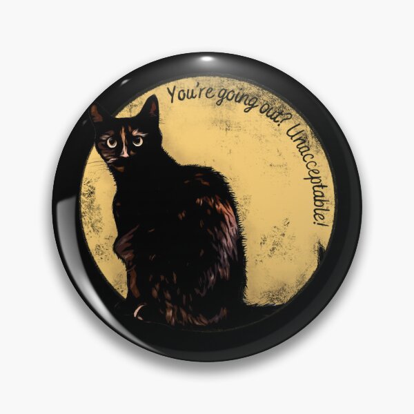 Item preview, Outraged Kitty - You’re Going Out? Unacceptable! designed and sold by AshandOakArt.