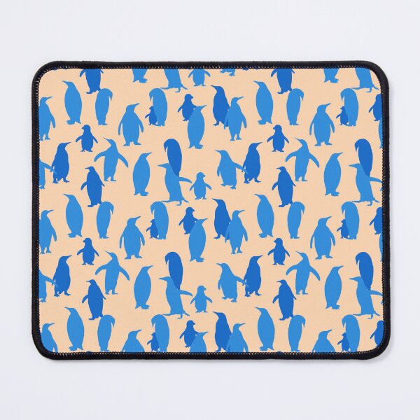 Penguins at Sunset Summer Tranquil Aesthetic Pattern Mouse Pad