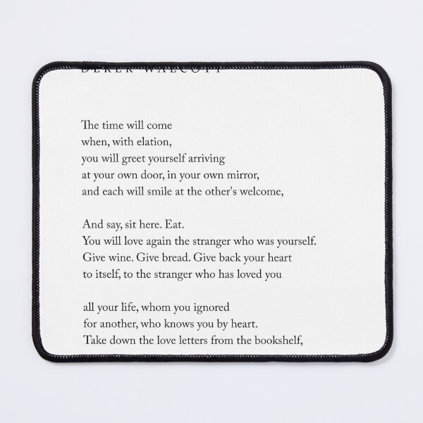 Item preview, Love After Love - Derek Walcott Poem - Literature - Typography Print 1 designed and sold by Studio Grafiikka.