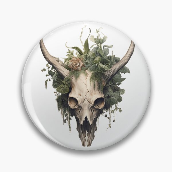 Item preview, Animal skull overgrowth designed and sold by Moon Valley Emporium.
