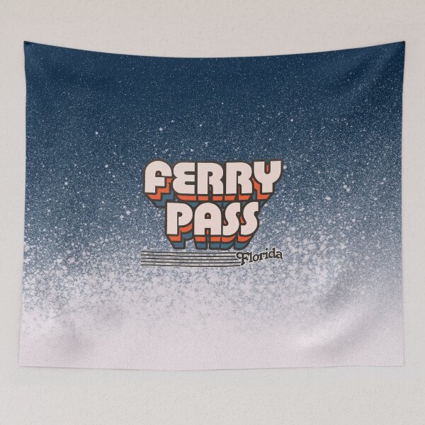 Item preview, Ferry Pass, Florida | Retro Stripes designed and sold by retroready.