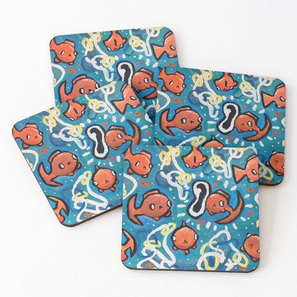 Item preview, Goldfish Painting designed and sold by the-cyan-tiger.