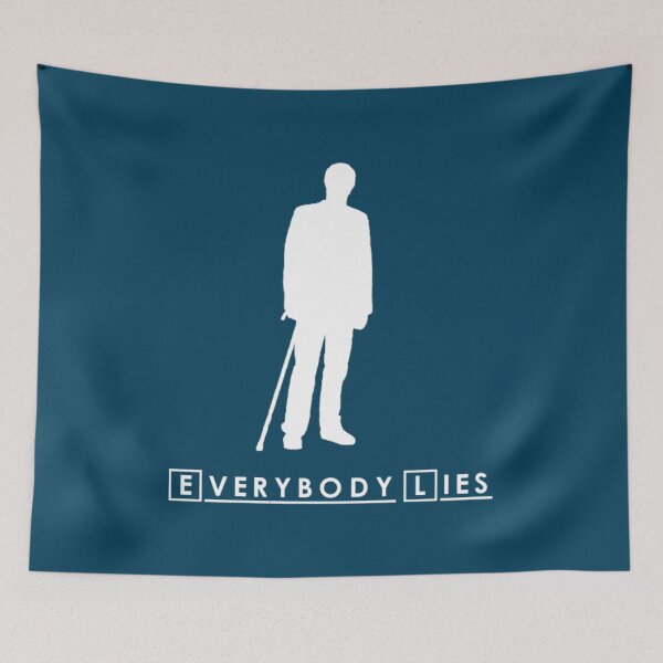 Item preview, Everybody Lies- White on Black Ct designed and sold by ChristyLind96.