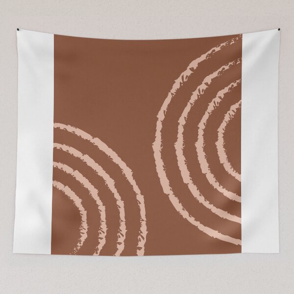 Aperçu de l'œuvre Ripples 01 - Modern, Minimal, Contemporary Abstract Art - Brown créée et vendue par Studio Grafiikka.