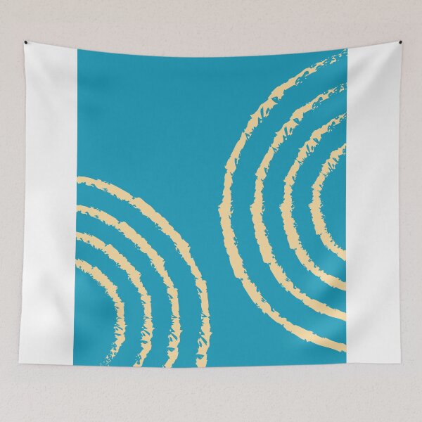 Aperçu de l'œuvre Ripples 02 - Modern, Minimal, Contemporary Abstract Art - Blue créée et vendue par Studio Grafiikka.