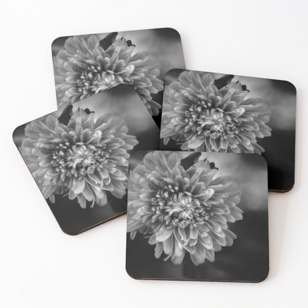 Item preview, Black and white flower art designed and sold by AliceWhiteDF.