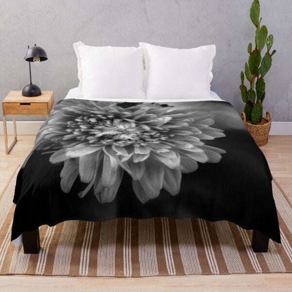 Item preview, Black and white flower art designed and sold by AliceWhiteDF.
