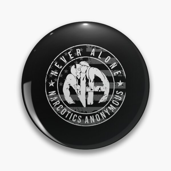 Item preview, Never Alone Narcotics Anonymous Vintage American Flag designed and sold by SunPalmDesign.