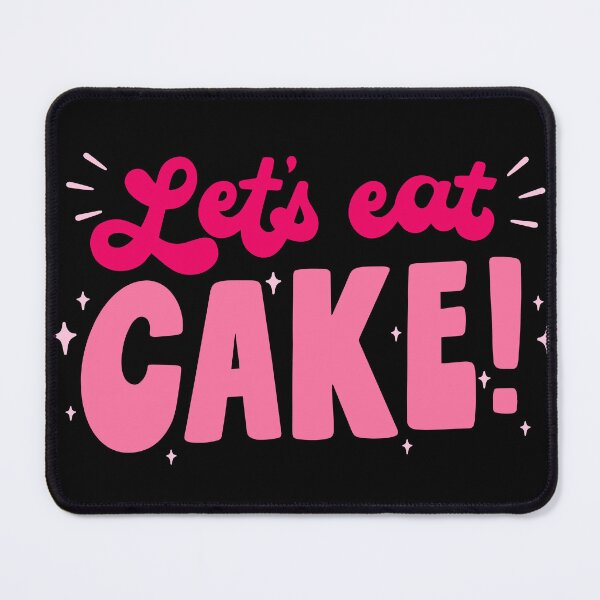 Item preview, Let's eat cake text design  designed and sold by Harsh  Katariya.