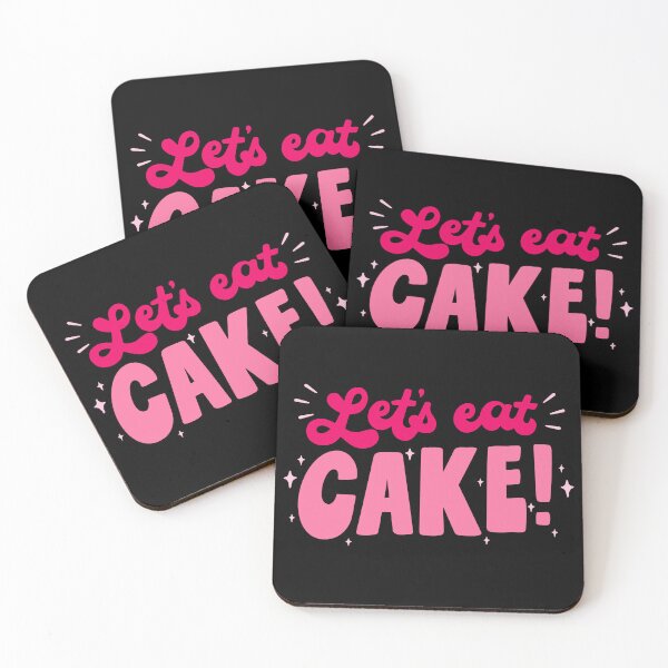 Item preview, Let's eat cake text design  designed and sold by Harsh  Katariya.
