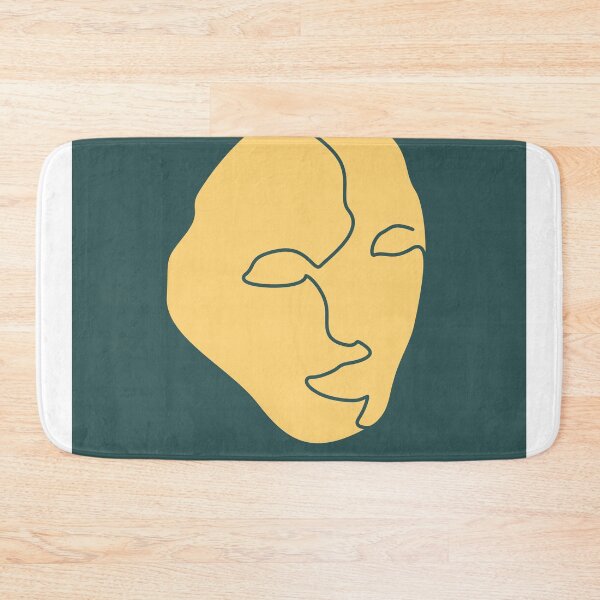 Item preview, Abandoned Portrait - Minimal, Contemporary Blue Abstract 02 designed and sold by Studio Grafiikka.