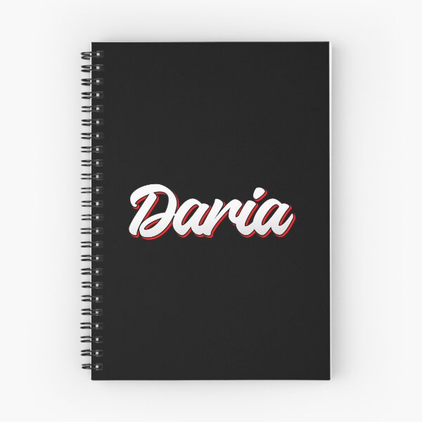Item preview, Retro Daria Name Label (Black) designed and sold by NafilNafiz.