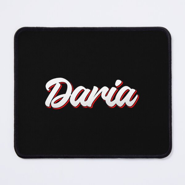 Item preview, Retro Daria Name Label (Black) designed and sold by NafilNafiz.