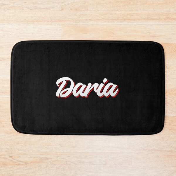 Item preview, Retro Daria Name Label (Black) designed and sold by NafilNafiz.